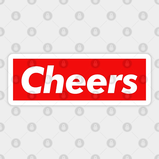 Cheers Sticker by monkeyflip